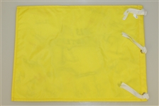 Multi-Signed 2013 Masters Embroidered Flag Including Full Spieth Sig JSA ALOA
