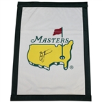 Zach Johnson Signed Undated Masters Garden Flag JSA ALOA