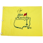 Sergio Garcia Signed 2014 Masters Embroidered Flag JSA ALOA