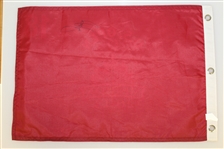 Justin Rose Signed 2013 US Open at Merion Red Screen Flag JSA ALOA
