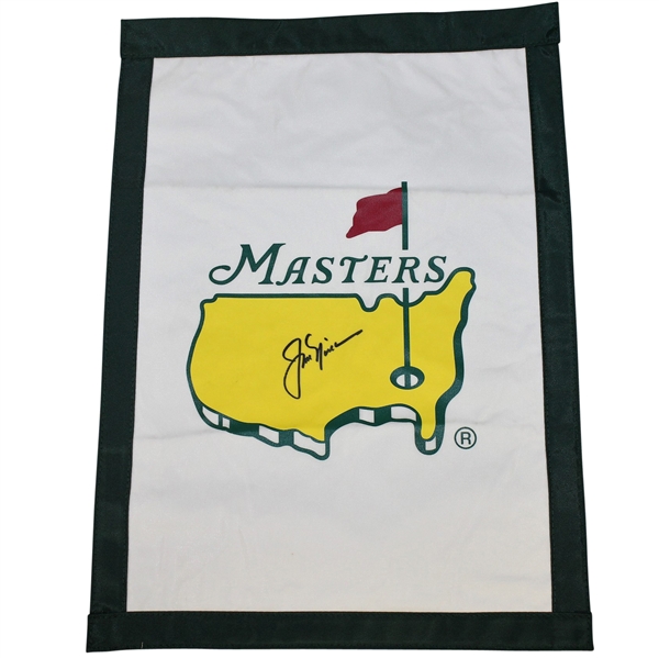Jack Nicklaus Signed Undated Masters Garden Flag JSA ALOA