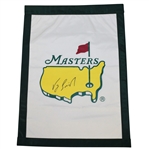 Vijay Singh Signed Undated Masters Garden Flag JSA ALOA