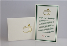 2017 Masters Tournament Ltd Ed Augusta National Iconic Pin Set (#659/800) - Framed