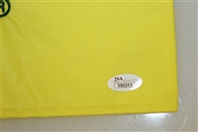 Arnold Palmer Signed Undated Masters Embroidered Flag JSA #Y95311