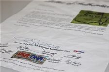 Arnold Palmer Signed 2003 Masters Embroidered Flag PSA/DNA #Y04181