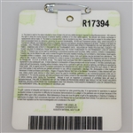 Zach Johnson Signed 2007 Masters Tournament Series Badge #R17394 JSA ALOA