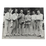 Craig Wood, Jimmy Demaret, Byron Nelson, & Jug McSpaden Signed Photo FULL JSA #Z25271