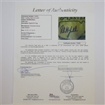 Phil Mickelson Signed Undated Masters Embroidered Flag JSA #Y53093