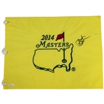 Jordan Spieth Signed 2014 Masters Embroidered Flag JSA #L57661