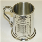 Augusta National Golf Club Pewter Golf Tankard - Made in England - Great Condition