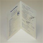 Multi-Signed with Ralph Guldahl 'Avenue of the Athletes' October 1, 1976 Dedication Ceremony Pamphlet JSA ALOA