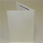 Multi-Signed with Ralph Guldahl 'Avenue of the Athletes' October 1, 1976 Dedication Ceremony Pamphlet JSA ALOA
