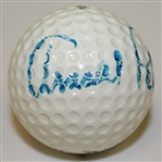 Arnold Palmer Signed Vintage Personal Logo Balata Golf Ball JSA ALOA