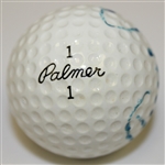 Arnold Palmer Signed Vintage Personal Logo Balata Golf Ball JSA ALOA