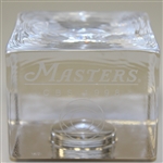 Masters Tournament 1998 CBS Glass Block Simon Pearce Clock