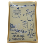 1933 Bobby Jones Course Augusta National Golf Club Opening Commemorative Dish