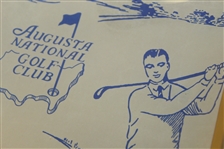 1933 Bobby Jones Course Augusta National Golf Club Opening Commemorative Dish