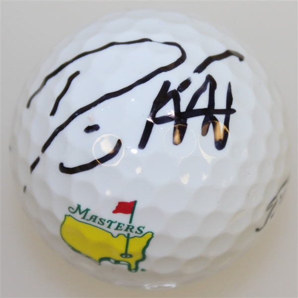 Danny Willett Signed Masters Logo Golf Ball JSA ALOA