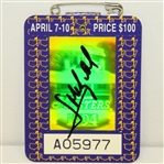 Jose Maria Olazabal Signed 1994 Masters Series Badge #AO5977 JSA ALOA