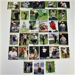 Thirty-Two Golf Cards Signed by Major Championship Winners - Nicklaus, Player, etc JSA ALOA