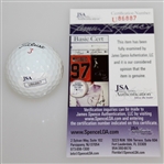 2018 Masters Champ Patrick Reed Signed Masters Logo Golf Ball JSA #U86887