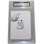 2018 Masters Champ Patrick Reed Signed Augusta National Scorecard PSA/DNA #83780343