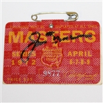 Jack Nicklaus Signed 1972 Masters Series Badge #9877 JSA ALOA