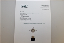 Deane Beman's (Commissioner PGA Tour) Original 1989 Ryder Cup at The Belfry Trophy