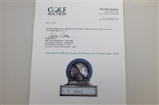 Deane Beman's 1966 World Amateur Golf Championship Contestant Badge - Mexico City