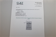 Deane Beman's 1966 US Amateur Championship at Merion Grounds & Clubhouse Ticket