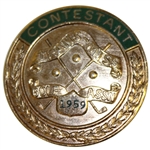 Deane Bemans 1959 Trans-Mississippi Runner-Up Contestant Badge - Nicklaus Winner
