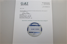 Deane Beman's 1988 Masters Tournament Official Observer Badge #17