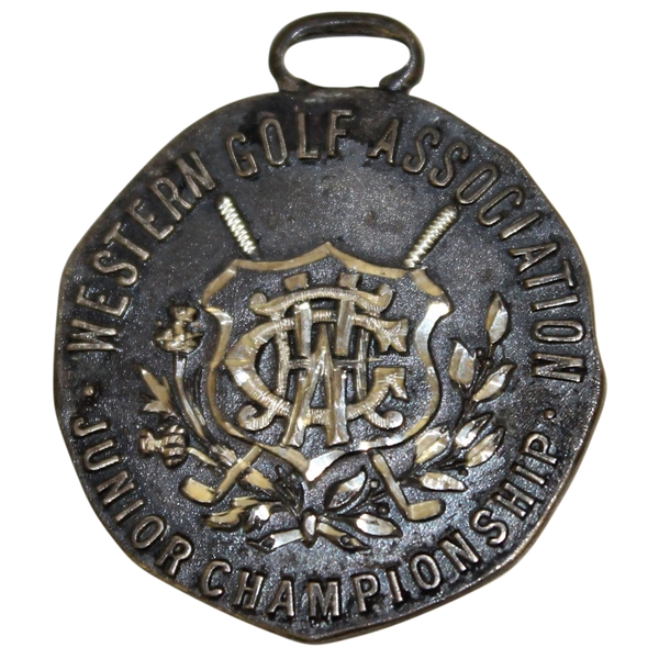Deane Bemans 1956 Western Golf Junior Championship Runner-Up Medal