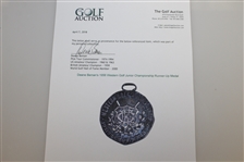 Deane Beman's 1956 Western Golf Junior Championship Runner-Up Medal