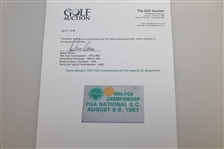 Deane Beman's 1987 PGA Championship at PGA National GC Badge #143