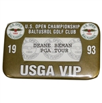 Deane Bemans 1993 US Open at Baltusrol USGA VIP Badge