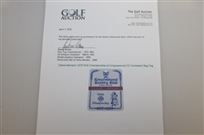 Deane Beman's 1976 PGA Championship at Congressional CC Contestant Bag Tag