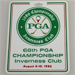 Deane Beman's 1986 PGA Championship at Inverness Club Contestant Bag Tag