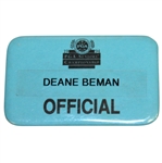 Deane Bemans 1994 PGA Senior Championship Official Badge