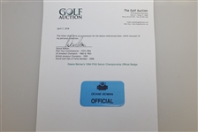 Deane Beman's 1994 PGA Senior Championship Official Badge