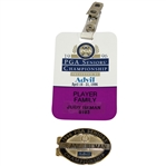 Deane Bemans 1996 Senior PGA Championship Contestant Money Clip & Family Badge