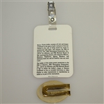 Deane Beman's 1996 Senior PGA Championship Contestant Money Clip & Family Badge