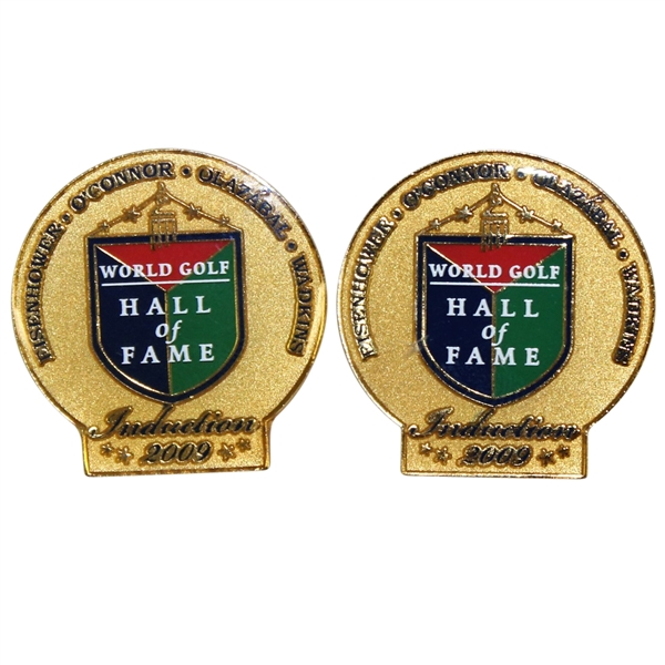 Deane Bemans 2009 World Golf Hall of Fame Induction Ceremony Pins