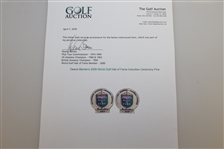 Deane Beman's 2009 World Golf Hall of Fame Induction Ceremony Pins