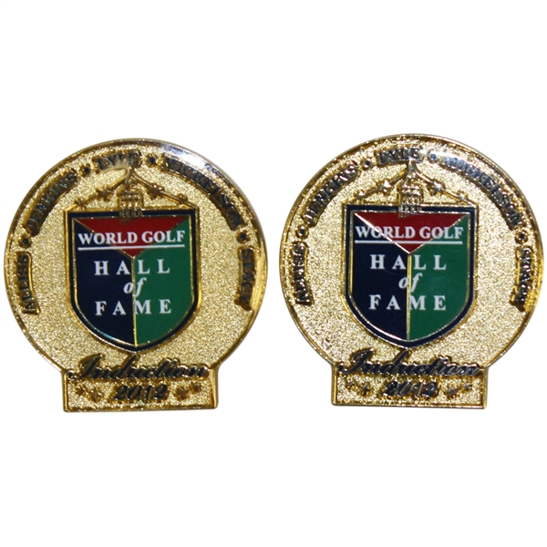 Deane Bemans 2012 World Golf Hall of Fame Induction Ceremony Pins