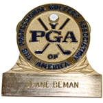 Deane Bemans Undated The PGA of America Large Pinback Name Badge