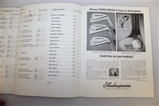 Deane Beman's 1967 US Open at Baltusrol Daily Pairing Sheets