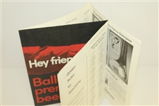 Deane Beman's 1967 US Open at Baltusrol Daily Pairing Sheets