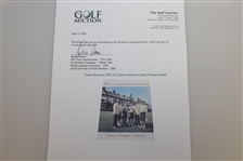 Deane Beman's 1967 US Open at Baltusrol Daily Pairing Sheets