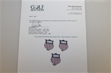 Three USGA Red/White/Blue Shield Pins - Deane Beman Collection